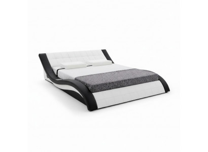 Design Łóżko Duże łóżko Skóra Hotel Podkładka 180x200 Wielofunkcyjna Półka