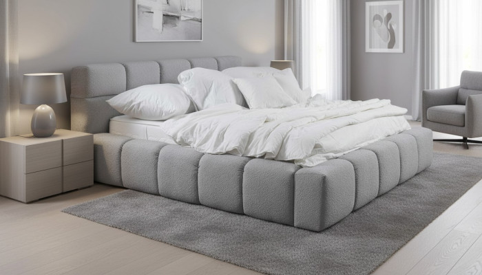 Sypialnia Łóżko Luxury Meble Style Modern Design Podwójne łóżko