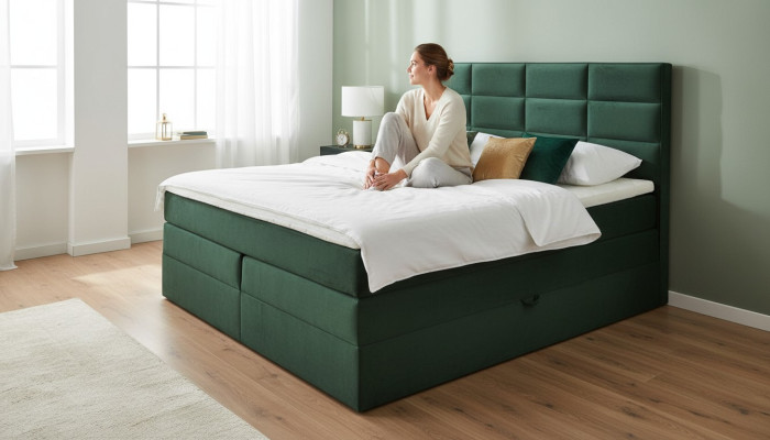 Nowoczesne łóżko Podkładka Design Luksusowe Podwójne łóżko Hotel Design łóżko Meble Łóżko drewniane