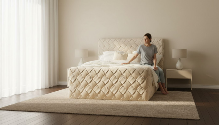 Luksusowe łóżko Nowoczesna Rama łóżka 180x200 cm Design Sypialnia Meble Zatytuł