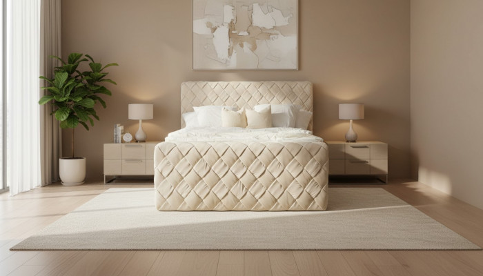 Luksusowe łóżko Nowoczesna Rama łóżka 180x200 cm Design Sypialnia Meble Zatytuł