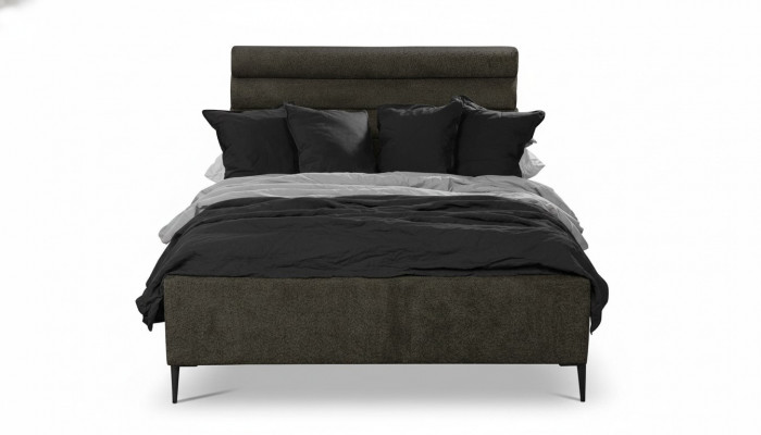 Włókiennicze łóżko Grey Design Luxury Double Sypialnia łóżka Podwójne łóżko