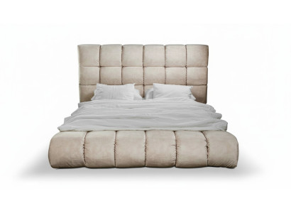 Luxuri Plush Łóżko w Sypialni Duże poręczne designerskie łóżko New Interior