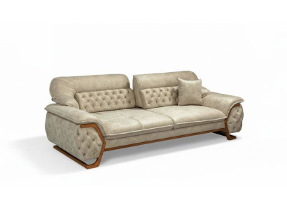 Chesterfield Regulowana Z powrotem Sofa Trzyosobowa Luksusowa Kanapa Meble