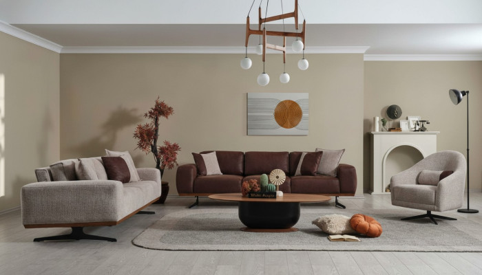 Luksusowy Zestaw sofowy 4+3+1 miejsce do siedzenia Nowoczesne Meble Couch Zestaw Sof do Salonu