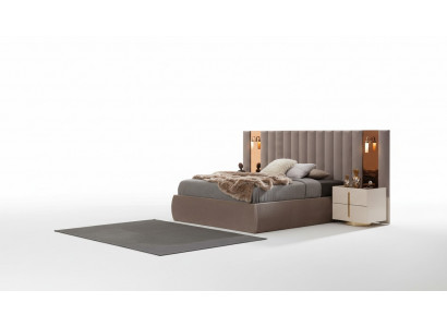 Stylowy komplet Sypialnia Designerska Toaletka Drewno 2x Szafki nocne