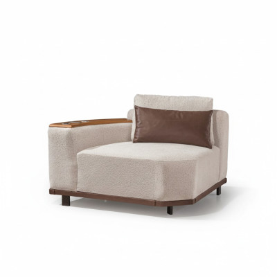 Beżowa designerska sofa modułowa Narożne sofy w kształcie litery L kanapy do salonu Meble Nowość
