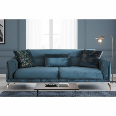 Nowoczesna Sofa 3 miejsce do siedzenia Luksusowe meble Green Design w kanapach do salonu 235cm