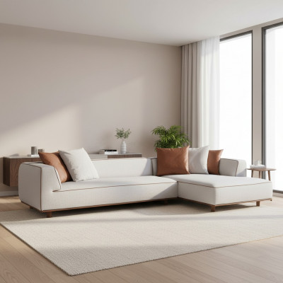 Zestaw narożny Sofa Kanapa Zestawy Szara Narożnikowa kanapa Narożna Sofa Grupowa Sofy