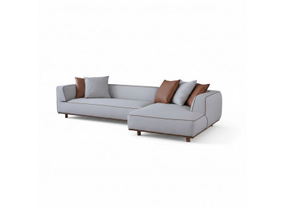 Zestaw narożny Sofa Kanapa Zestawy Szara Narożnikowa kanapa Narożna Sofa Grupowa Sofy