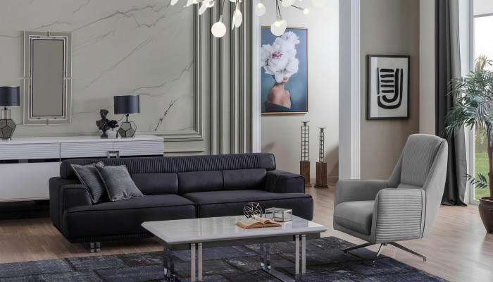 Zestaw sofowy 3 miejsce do siedzenia I Fotel Designer Meble Living Room Couch Meble