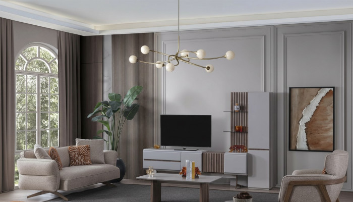 Zestaw do Salonu Kompletne wyposażenie Pokój Meble Sofa Zestaw kanap 5szt.