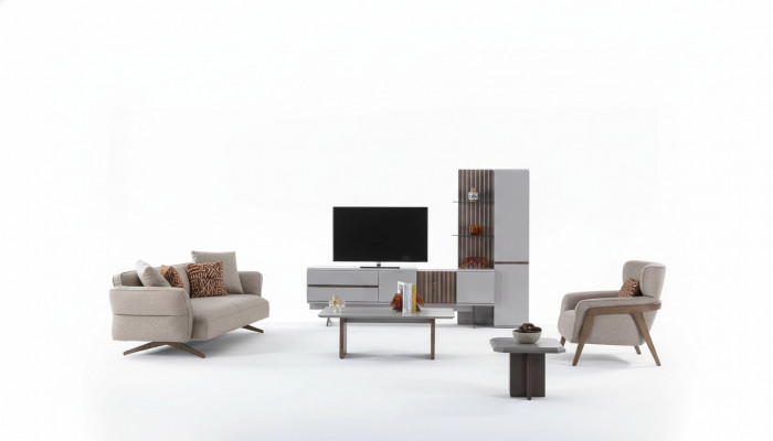 Zestaw do Salonu Kompletne wyposażenie Pokój Meble Sofa Zestaw kanap 5szt.