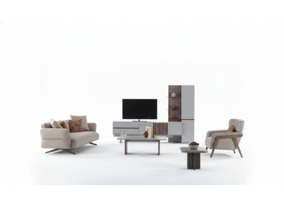 Zestaw do Salonu Kompletne wyposażenie Pokój Meble Sofa Zestaw kanap 5szt.