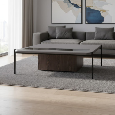 Nowoczesne Drewno Stoliki do kawy prostokątne Meble Design Salon Tabela stoły
