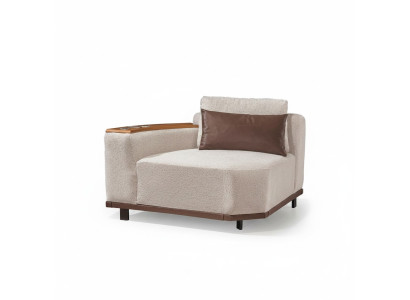 Beżowa designerska sofa modułowa Narożne sofy do salonu Luksusowe podkładki do kanap