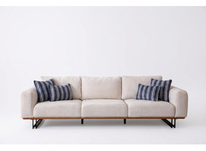 Designerska 4 miejsce do siedzenia Sofa Nowoczesne Meble Biały Kolor w stylowym salonie