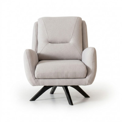 Fotel Nowoczesne Białe Meble do Salonu Włókiennicze Luxury Design Meble Lounge Club