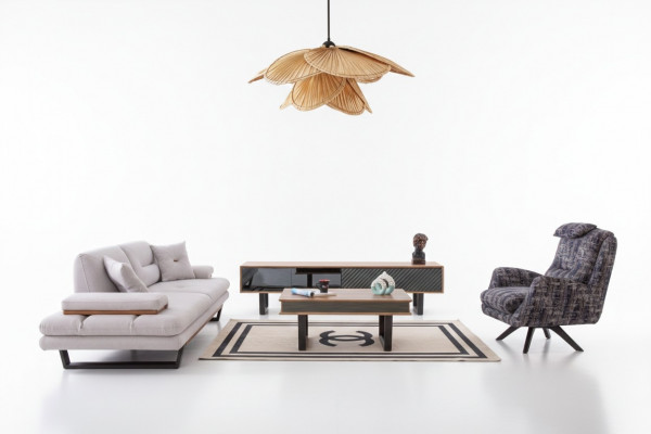 Design Zestaw sofowy stolik kawowy Sofa 6-częściowy zestaw do salonu luksusowe Meble