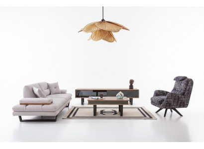 Design Zestaw sofowy stolik kawowy Sofa 6-częściowy zestaw do salonu luksusowe Meble