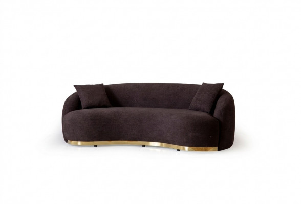 Designerska Sofa 4 - miejsce do siedzenia Brown Kolor Nowość w Salonie Modern