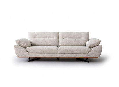 Sofa Comfort Designer 3 miejsce do siedzenia Podkładka Sofy Design Biały w salonie