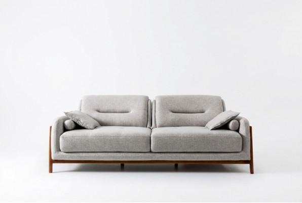 Luksusowa Sofa 3 miejsce do siedzenia Trzyosobowa Meble w Salonie Nowoczesna Podkładka Włókiennicza