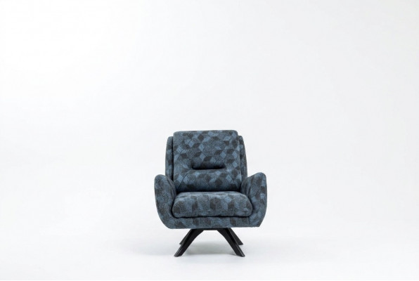 Salon luksusowy fotel szary klubowy salon nowoczesne designerskie meble