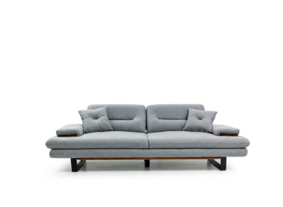 Nowoczesne Meble sofa do salonu 3 miejsce do siedzenia szara xxl duża Designerska Meble 238cm