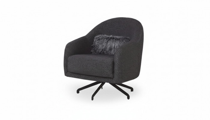Design Fotel Salon Luksusowe Meble Czarny Stylowy Lounge Club