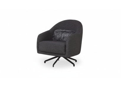 Design Fotel Salon Luksusowe Meble Czarny Stylowy Lounge Club