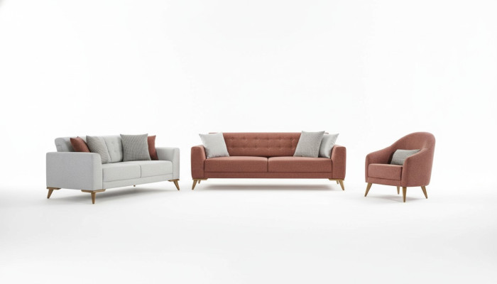 Zestaw do salonu stylowy Zestaw sofowy 3+3+1 miejsce do siedzenia luksusowe kanapy sofa meble