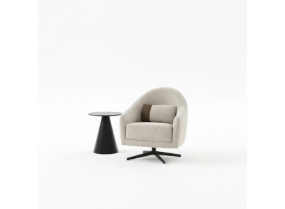Luksusowy Fotel Stylowe Meble Salon Obrotowy Lounge Club Drewno