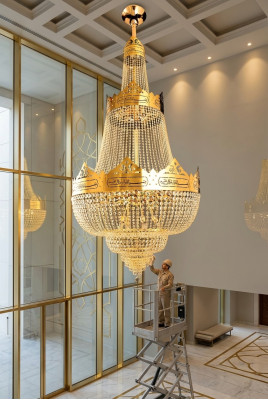 Lampa wisząca żyrandol Lampa lampa kryształowa Lampa sufitowa Lampy 100x245