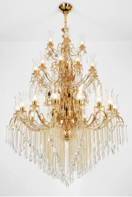 żyrandol kryształ Salon Lampa sufitowa Duże wille Lampy 160x280