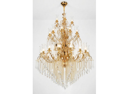żyrandol kryształ Salon Lampa sufitowa Duże wille Lampy 160x280