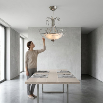 żyrandol Crystal new chic luksusowe I wnętrze do salonu