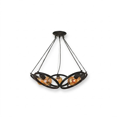 Lampa sufitowa Szykowna lampa do osiedla Lub Sypialnia Nowy Czarny