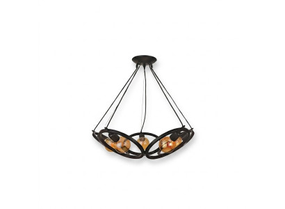 Lampa sufitowa Szykowna lampa do osiedla Lub Sypialnia Nowy Czarny