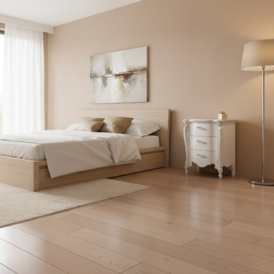 Nowoczesna designerska szafka drewniana Stolik nocny z 3 szufladami Meble Design Nowość