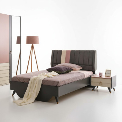 Luksusowa Sypialnia Stolik nocny łóżka Łóżko Kompletny zestaw designerskich mebli