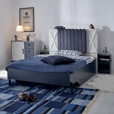 Łóżko w stylu nowoczesnym Łóżka drewniane Luksusowy design Sypialnia Meble Łóżko drewniane