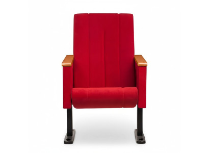 Designerskie Red Luxury Krzesło 1-miejsce siedzące Nowoczesny Fotel Włókienniczy Meble Drewniane