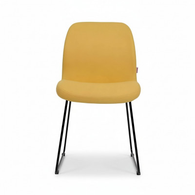Krzesła Yellow Luxury Design Podkładka Krzesło Meble biurowe Nowa jadalnia Włókienniczy Meble