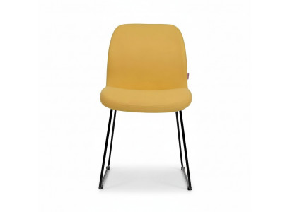 Krzesła Yellow Luxury Design Podkładka Krzesło Meble biurowe Nowa jadalnia Włókienniczy Meble