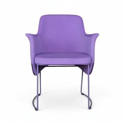 Krzesło do jadalni Krzesło krzesło kuchenne Fotel miejsce siedzące Materiał Modern Drewno Fioletowy