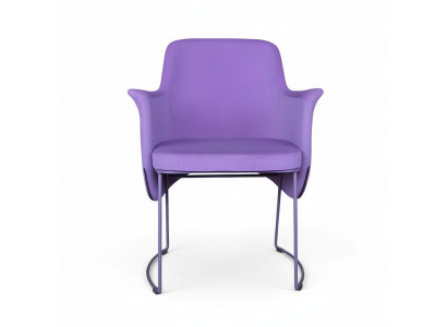 Krzesło do jadalni Krzesło krzesło kuchenne Fotel miejsce siedzące Materiał Modern Drewno Fioletowy