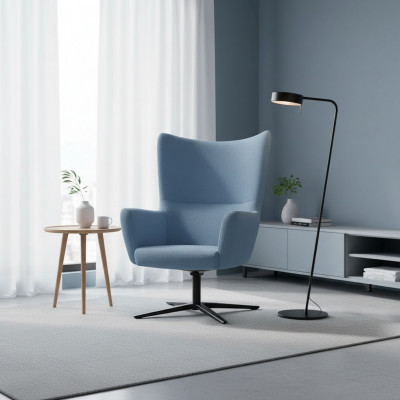 Blue Fotel EarsFotel Designer 1-miejsce siedzące Modern CocktailFotel