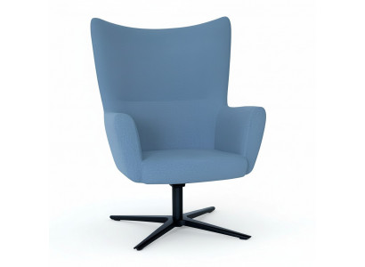 Blue Fotel EarsFotel Designer 1-miejsce siedzące Modern CocktailFotel