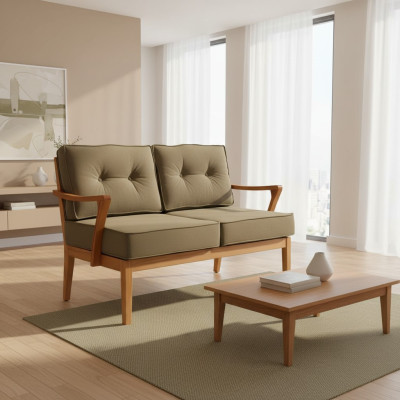 Szary Kanapa Nowoczesna jadalnia Ottoman Włókienniczy, luksusowy design
